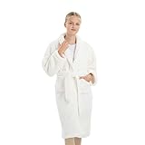 HOMELEVEL Kuschelfleece Bademantel für Kinder - Sherpa Morgenmantel mit Taschen Schalkragen Gürtel - Kinderbademantel für Jungen und Mädchen