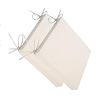 MCNDSI Coussin de siège/Bequeme Waschbare Rutschfestes Sitzkissen 1/2/4er Set Stuhlpolster mit Bändern für Garten, Terrasse, Esstisch, Drinnen(#7,40x8cm/16x3.12in (2pcs))