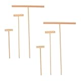 FIXOSHEE 2 Sätze Mini Zen Meditation Rakes Micro Landscape Werkzeug für Desktop Sandspiel Langlebig Leicht zu Reinigen für Entspannung und Kreative Sandgestaltung