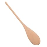 PRETYZOOM 24st Langstieliger Holz Löffel Küchenutensilien Holzkelle Salatlöffel Esslöffel Kochlöffel Aus Holz Servicelöffel Pizzasaucenkelle Mini-schöpflöffel Zum Servieren Von Soße Beige
