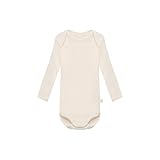 Dilling Baby Body Langarm - Bio Merinowolle Natur