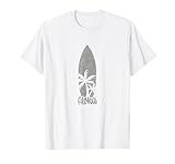 Aloha Hawaii Hawaii Island Palme Surfbrett Strand T-Shirt
