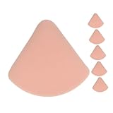 EPIGEIST 6 Stück Dreieckiges Make Up Schwämme Powder Puff PU Schwämmchen Wiederverwendbar Waschbar Nass Trocken Geeignet für Hauttypen Makeup Zubehör