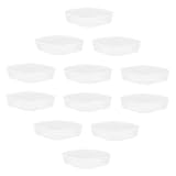PRETYZOOM 20St Fach Dampfgarer dampfmaschine gesichtsdampfer dampfbügler Dampfgargerät für die Küche Gargitter für Speisen Lebensmittelkocher für den Haushalt Dampfgitter pp Transparent