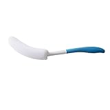 NatureMan Badebürste mit langem Griff, 39 cm, leicht zu erreichen, rutschfester gebogener Griff, Körperbürste für Senioren, geeignet für ältere Menschen/Schwangere beim Baden und Duschen
