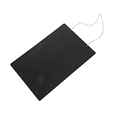 OFFSCH Doppelseitige Tafel Zum Aufhängen: Kreatives Memoboard Für Studenten, Wandmontage, Holztafel Für Büro, Küche, Planungs- Und Kommunikationstafel, Schwarz