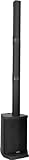 McGrey E-208LA Aktiv Line Array Säulenanlage - Schlanke Linienstrahler - PA Anlage - 100 Watt - 8' Subwoofer - 4X 2,5' Breitbandlautsprecher - USB/SD/Bluetooth Media-Player - Schwarz