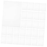 UTHCLO 100 Stück Weißes Transparentpapier Transparentes Papier Durchscheinendes Pergamentpapier Kohlepapier Zum Durchzeichnen Durchscheinendes Transparentpapier Pergament-pauspapier