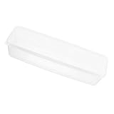 UTHCLO Frischehaltende Aufbewahrungsbox mit Luftdichtem Deckel Langer Kunststoff Behälter für Frühlingszwiebeln Koriander Kräuter und Nudeln Stapelbar Platzsparender Kühlschrank Organizer
