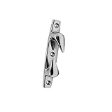 316 Edelstahl-Führungskabelführung Bootsführungskabelbolzen Yacht-Hardware-Zubehör Führungskabelführung Schräg Flach Hohl Schwer - Schiffsbedarf(6 inch right)