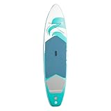 Stand Up Paddle, 320 x 76 x 15 cm Stand Up Paddling Board, Paddle Board, Stand-Up Paddle Board und Paddel Set, Aufblasbares Paddle Board für Seen, Flüsse, Meere, Wasseryoga-Sitzungen, Reisen