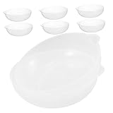 Hoement 8 Stück Teiliges Waagschalen aus Transparentem Kunststoff Präzise Messmarkierungen Vielseitig für Lebensmittel Flüssigkeiten und Pulver Kompakt und Robust für Küche Labor und