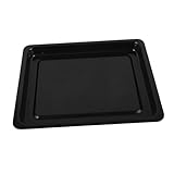 CIYODO Schwarze Emaille Backform Rechteckige Backplatte Induktionsgeeignet Vielseitige Back Und Kochpfanne Für Kuchen Gebäck Und Mehr