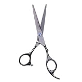 VALICLUD 1Pc Friseurschere Friseurschere Haarschneider Schere Haarschere Edelstahlschere Schwarz