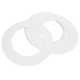 IMIKEYA 10 Stück Teiliges Wachsmatten Papier Schutzringe für Wachserhitzer Weiß Passend für Wachsmaschinen zur Haarentfernung Schützend Einfach zu Reinigen Langlebig und Elegant