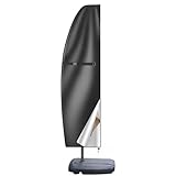 Schutzhülle für Sonnenschirm, wasserdicht, für den Außenbereich, aus Oxford-Stoff, Bananen-Stil, für Balkon, Pool, Garten, Terrasse, Patio, Partys