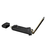 ASUS USB-AX56 Dual-Band AX1800 USB-WLAN-Adapter (WiFi 6, externe Antenne, WPA3-Security, Plug-and-Play)