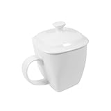 Ciieeo Bone China Becher Pure Keramiktasse für Kaffee Milch Tee für Geburtstag Hochzeit und Weihnachten Ergonomisches Design Hitzebeständig für Zuhause und Büro