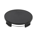Hihaha Radnabenabdeckungen Felgenabdeckungen Radnabenkappen Felgenkappen Radkappen für Felgen Langlebig und stilvoll Kunststoff OD: 65mm/2.56' 1 Stück Schwarz für Ford für Chevy