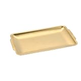 Servierplatte aus 304 Edelstahl mit flachem Boden, Outdoor-Grillplatte, Mehrzweck-Kochplatte