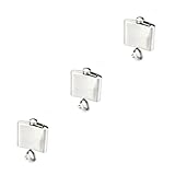 Cabilock 3 Stück Krug Aus Edelstahl Flachmann 5 Oz Edelstahlkolben Flachmann Für Männer Silver