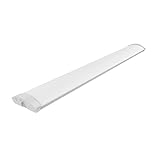 RealLED LED Anbauleuchte Feuchtraumleuchte Lugh, 26W/33W/40W/47W, versch. Lichtfarben, IP44, 150cm für Wand und Decke