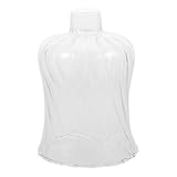 Toyvian Glas-Hurricane-kerzenhalter Windschutz Klar Stabiles Glasglas-kerzenrohr Dekorative Kerzenhülle für Hochzeit Kücheninsel Festliche Wohnraum-Dekoration