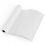 Plotterpapier Rolle, 80g 610mm x 50M 2 Zoll Kern, weißes Hochwertiges Papierrolle, Inkjet Plotter gestrichenes Universalpapier, für CAD-Ausdrucke/Baupläne/Zeichnungen Poster