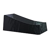 Sirxlevcy Lounge Chair Cover Wasserdicht Outdoor Garten Anti-UV, 210D Material, MöBel Sonnenliege Abdeckung, 78,7 X 26,7 X 27,5