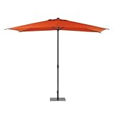 Hespéride - Gerader, rechteckiger, neigbarer sonnenschirm loompa bernstein 3 x 2m aus aluminium und polyester