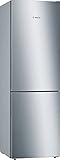 Bosch KGE36AICA Serie 6 Kühl-Gefrier-Kombination, 186 x 60 cm, 214 L Kühlen & 88 L Gefrieren, VitaFresh längere Frische, LowFrost seltener abtauen, LED-Beleuchtung gleichmäßige Ausleuchtung