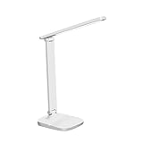 OSALADI 1stk Leseleuchte Batteriebetriebene Tischlampen Licht Überwachen Led-schreibtischlampe Schreibtischlampen Batteriebetriebene Lampe Schreibtischlampe Lampen Monitorlampe Weiß