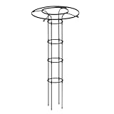 Vertikales Rankgitter für Kletterpflanzen, rostfrei, Regenschirm-Spalier mit Glyzinien-Blumenstütze, Käfig, Kletterständer, Gestell für Gurken, 180 cm