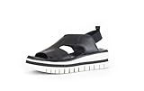 Gabor Damen Plateausandalen, Frauen Sandalen,Best Fitting,bequem,Sommerschuhe,Freizeitschuhe,offene Schuhe,Strandschuhe,schwarz,42 EU / 8 UK
