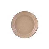 Jian1004 Blumentopftablett, Tropfschalen aus Pflanzenfasern for Zuhause, runder Blumentopf-Untersetzer for Wohnzimmer, Balkon, Terrasse(Khaki,M)