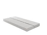 Novilla Matratze 80x200 H2 & H3 7 Zonen Kaltschaummatratze Bezug 60° Waschbar Schaumstoff Rollmatratze 2in1 Öko-Tex Zertifiziert Höhe 16cm