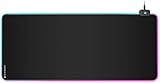 Corsair MM700 RGB Extended Cloth Gaming-Mauspad - 930mm x 400mm - 360° RGB-Beleuchtung - Zwei USB-Port-Hub - Dickes Gummi - Schwarz