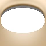 MGEELED Deckenlampe LED Deckenleuchte, 36W 4000K 4300LM IP44 Wasserfest Rund Flach Badlampe Decke Modern Schlicht Lampe Ultra Dünn für Badezimmer Küche Wohnzimmer Keller Schlafzimmer Flur Ø23CM