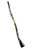 Meinl Percussion Synthetic Series Didgeridoo - 51 Zoll / 130 cm S-Form Didgeridoo - C Stimmung - Kunststoff, Mehrfarbig (SDDG2-BK)
