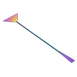 GEERYZHE Aquarium -Schaber, Edelstahl -Fischtank Sand Abflacher Abflacher Aquarium Kies Rake Scrubber 32 cm Lang Sandspatel für Aquariumzubehör