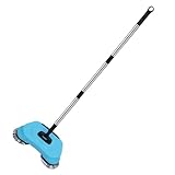 Handreiniger, 3 Inn 1 Multifunktions-Bodenkehrer, drehbarer Kehrbesen, verstellbarer Teppichkehrer mit langem Griff, nicht elektrischer Vakuumbesen zur Reinigung von Tierhaaren, losem Schmutz, Fusseln