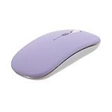 DOITOOL Kabellose Laptop Maus Dual Modus Wiederaufladbar Silent Optische Maus Tragbar Leise Computermaus für Büro und Reisen DPI USB Empfänger Verbindung