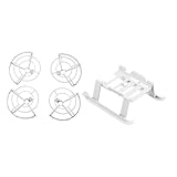 SOIMISS Höhenverstellbares Landegestell Schutzring Propellerschutz für Drohnenzubehör mit Schnellverschluss und Stoßdämpfender Kollisionsfunktion