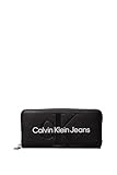 Calvin Klein SCULPTED ZIP AROUND MONO 01R - BLACK WHITE ONE SIZE, 01r - Black White, Taglia unica