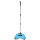 Teppichkehrer Für Die Schnelle Reinigung, Teppichreinigung Verschiedener Teppiche, Teppichkehrer Ohne Strom Mit 2 Kehrbürsten, Entfernen Von Schmutz Haaren, Leicht, Verstellbarem Griff 103cm