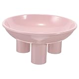 VICASKY Erhöhter Katzennapf mit Stabilem Standfuß rutschfest Leicht zu Reinigen Schont Katzenhals und Erleichtert Fressen als Futter Wassernapf für Katzen und Kleine Hunde