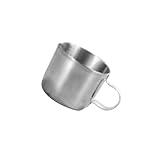 Edelstahl Espressos Aufschäumbecher Milchaufschäumer Krug Milchaufschäumbecher Latte-Krug für Zuhause Küche und Cafés