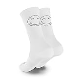 HappyTraining Sportsocken, Atmungsaktive Socken, antiblasen schnelltrocknend, Kompressionssocken, lustig, Wärmeregulierend, Unisex, Anti-Blister, leicht für Laufen, Fitness, Fahrradsocken, Crossfit