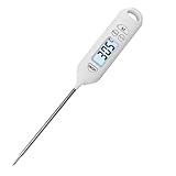 Digitales Fleischthermometer mit langer Sonde & LCD Bildschirm,Bratenthermometer Thermometer Kochen Küchenthermometer Grillthermometer für Braten, Kochen, Grillen/BBQ, Backen, Baby-Ernährung