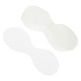 Mobestech 200 Stück Einweg Augenmaske aus Reiner Baumwolle Dünne Weiche DIY Augenpads Hautfreundliche Augensheet für Feuchtigkeitsversorgung und Empfindliche Augenpflege Praktisch für